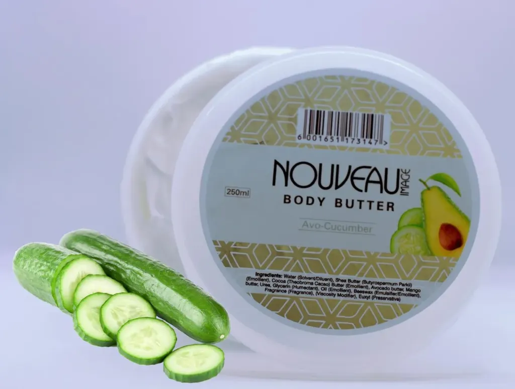Avo-Cucumber Body Butter With Omega 3 fatty acids