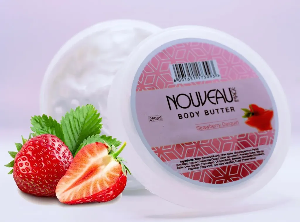 Strawberry Body Butter With Omega 3 fatty acids